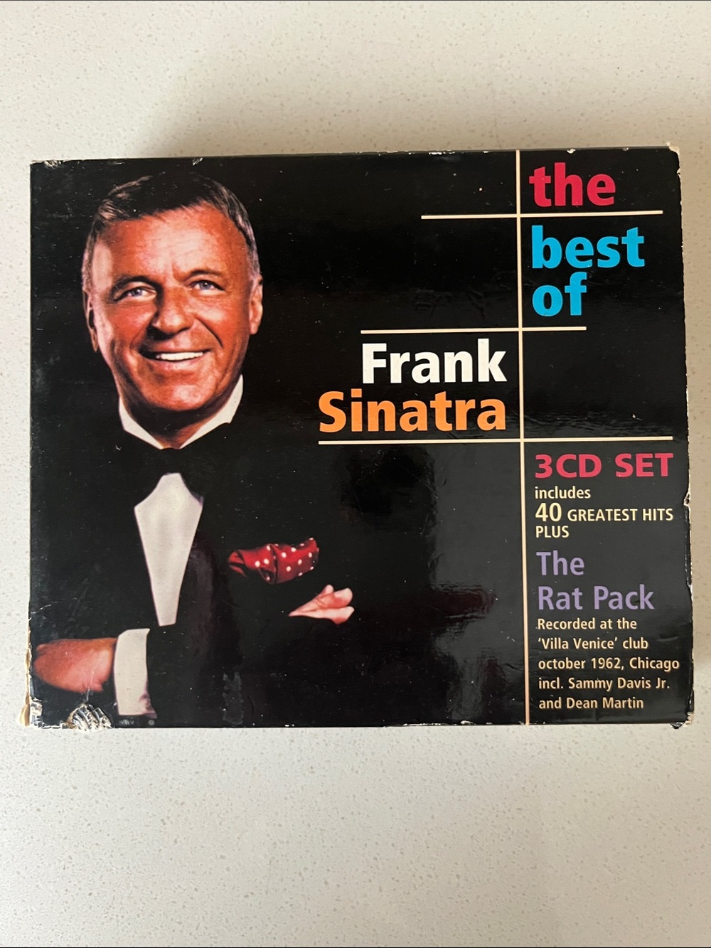 Frank Sinatra The Best Of 3CD Set - Black with Colorful Text